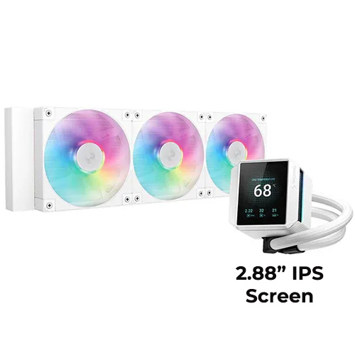 DeepCool Mystique 360 ARGB (White) AIO w/ LCD Screen